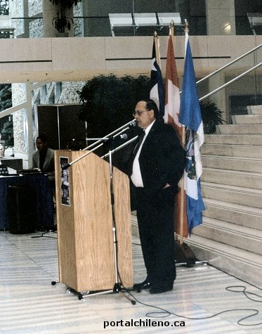 Jaime Oyarzun, Presidente de la Comunidad Chileno Canadiense de Edmonton